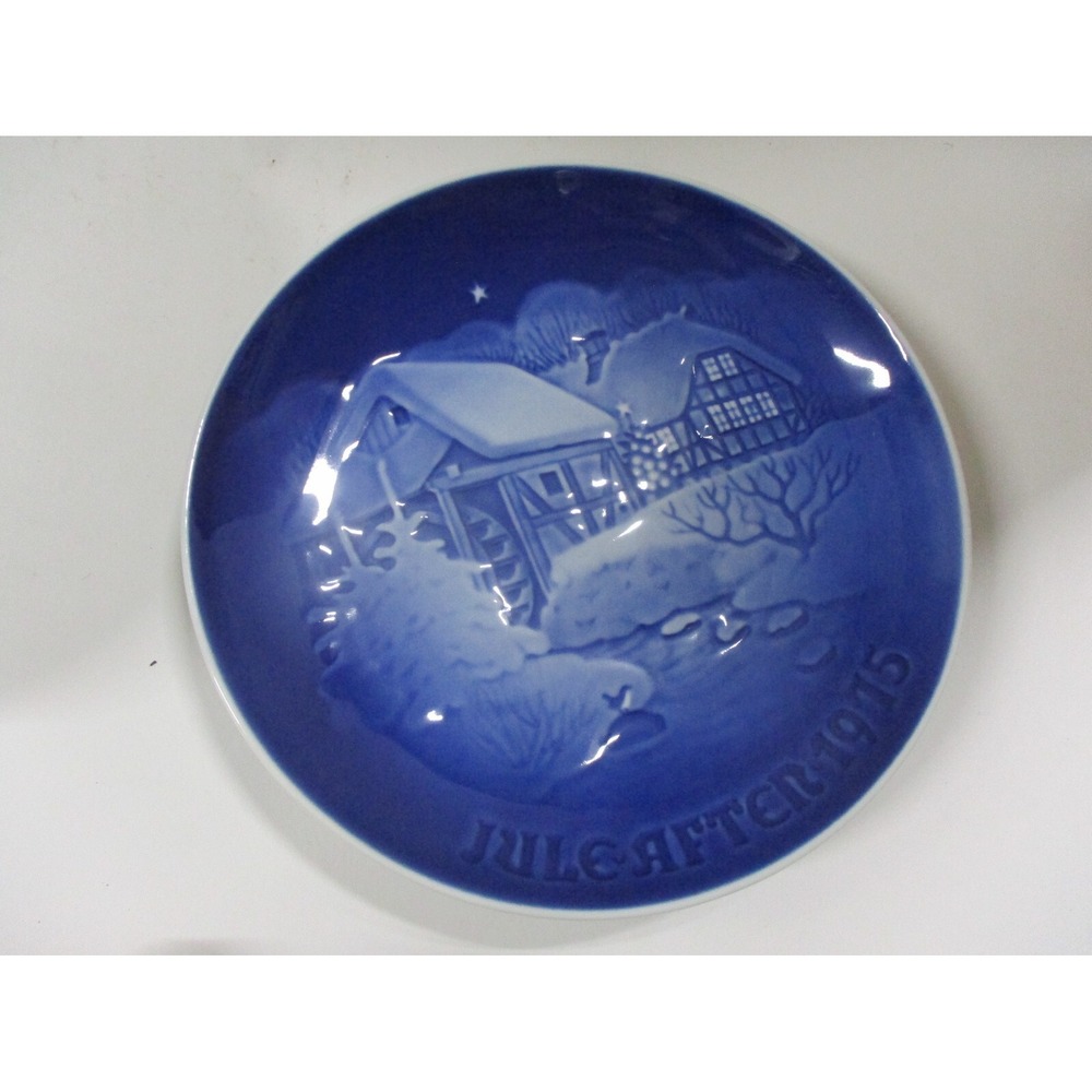 Vintage Copenhagen Jule After 1975 Christmas Plate - Picture 1 of 3
